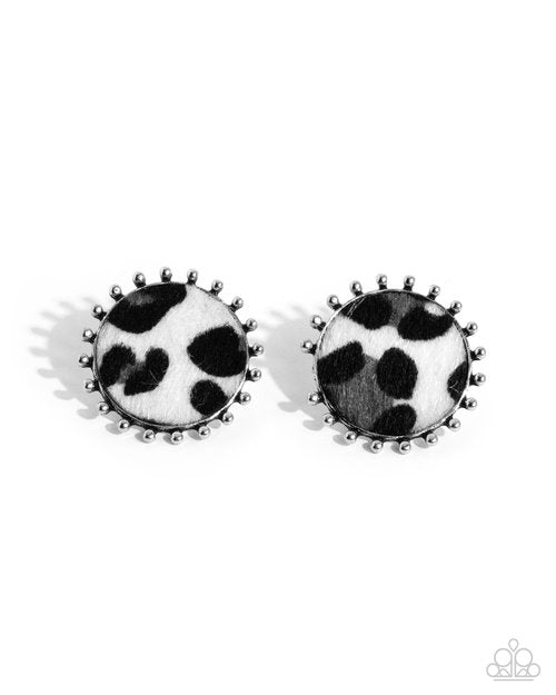 Cowhide Couture - Paparazzi Earring Image