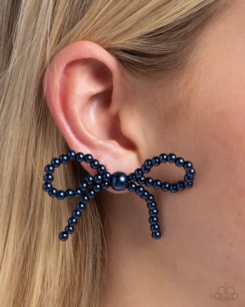 Better Ballerina - Blue - Paparazzi Earring Image