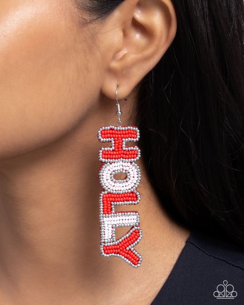 Jolly Holiday - Paparazzi Earring Image