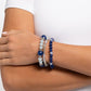 Flashy Frugality - Blue - Paparazzi Bracelet Image