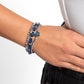 Druzy Decadence - Blue - Paparazzi Bracelet Image