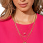 Seize the Sides - Gold - Paparazzi Necklace Image