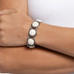 Stony Session - White - Paparazzi Bracelet Image