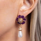 Regency Reign - Purple - Paparazzi Earring Image