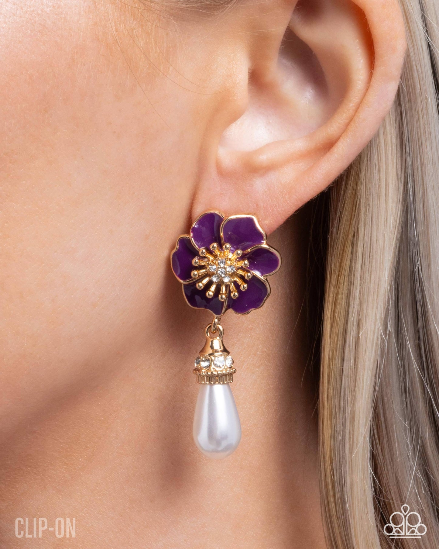 Regency Reign - Purple - Paparazzi Earring Image