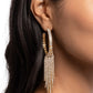 Jaw-Dropping Jubilee - Gold - Paparazzi Earring Image