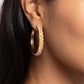 Glowing Garland - Gold - Paparazzi Earring Image