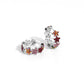 Stellar Surrender - Red - Paparazzi Earring Image