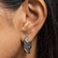 Warped Welcome - Silver - Paparazzi Earring Image