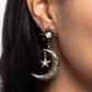 Cosmic Cutie - Brass - Paparazzi Earring Image