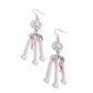 Unforgettable Umbrella - Pink - Paparazzi Earring Image