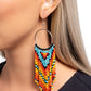 Waving the Banner - Paparazzi Earring Image