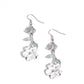 Flourishing Activity - White - Paparazzi Earring Image