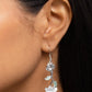 Flourishing Activity - White - Paparazzi Earring Image