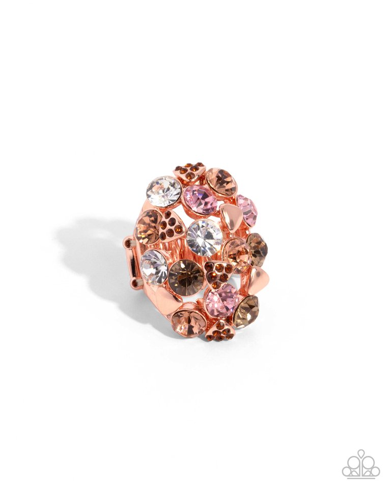 Piquant Persuasion - Copper - Paparazzi Ring Image