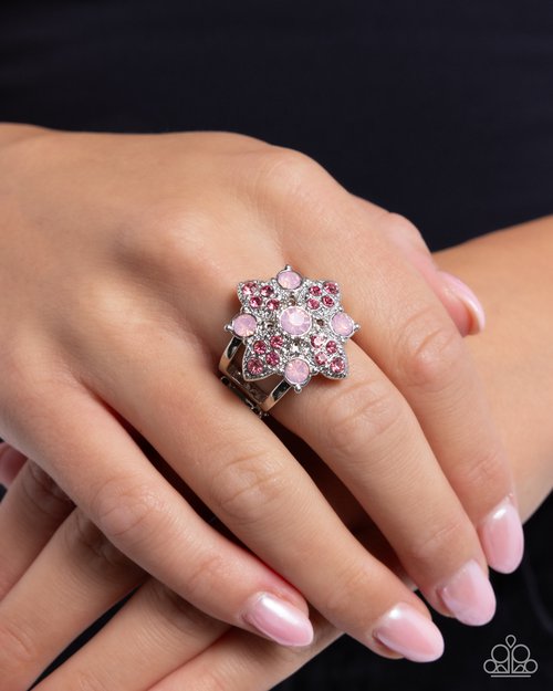 Floral Force - Pink - Paparazzi Ring Image