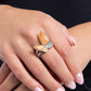 Fluttering Fidelity - Orange - Paparazzi Ring Image