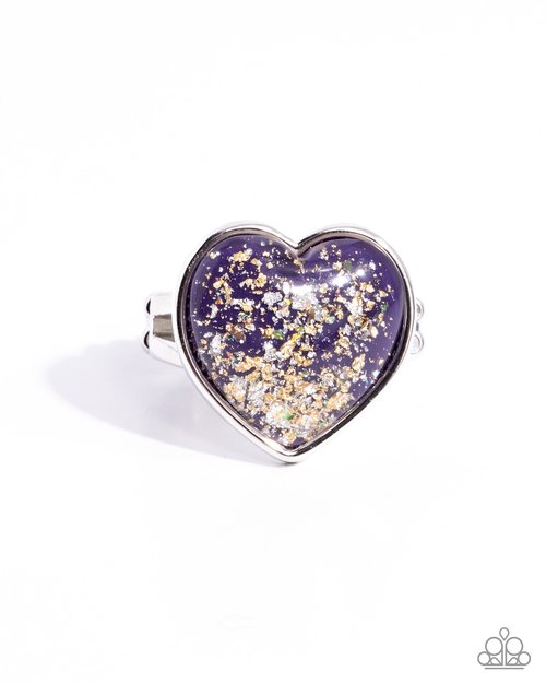 Smitten Season - Purple - Paparazzi Ring Image