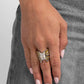 Butterfly Broadcast - Yellow - Paparazzi Ring Image