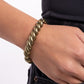 Carefree Curls - Brass - Paparazzi Bracelet Image