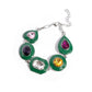 Glazed Guest - Green - Paparazzi Bracelet Image