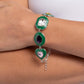 Glazed Guest - Green - Paparazzi Bracelet Image