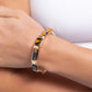Acrylic Accent - Gold - Paparazzi Bracelet Image