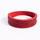 Sprinkling Studs - Red - Paparazzi Bracelet Image