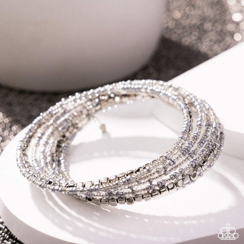 Best Way to Unwind - Silver - Paparazzi Bracelet Image