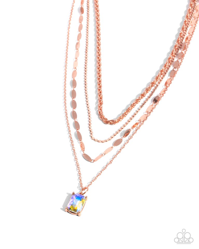 Partnership Promise - Copper - Paparazzi Necklace Image