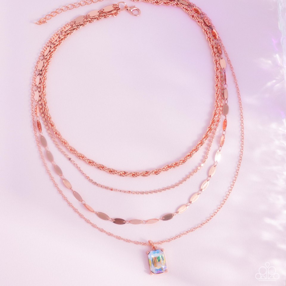 Partnership Promise - Copper - Paparazzi Necklace Image