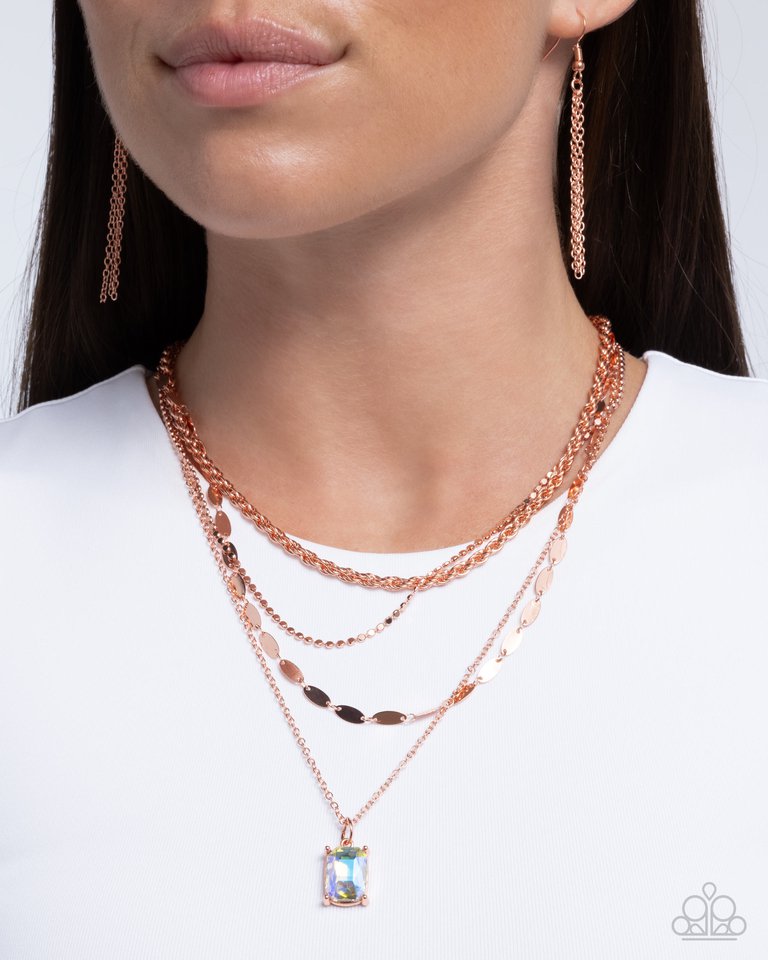 Partnership Promise - Copper - Paparazzi Necklace Image