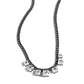 Seeking Out Squares - Black - Paparazzi Necklace Image