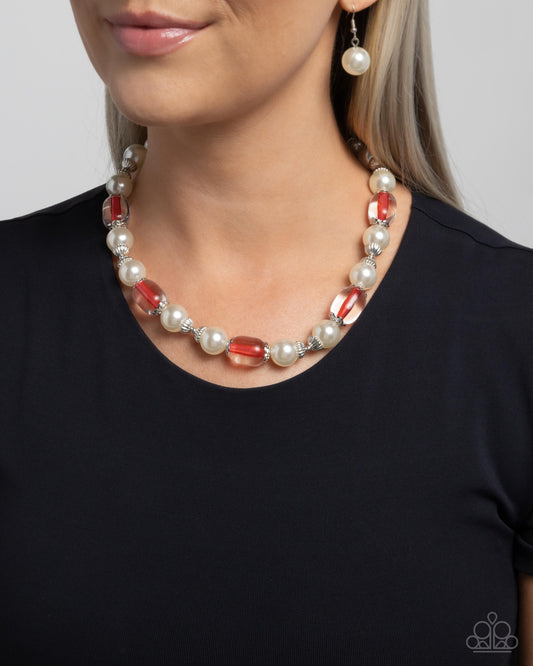 Regency Era - Red - Paparazzi Necklace Image
