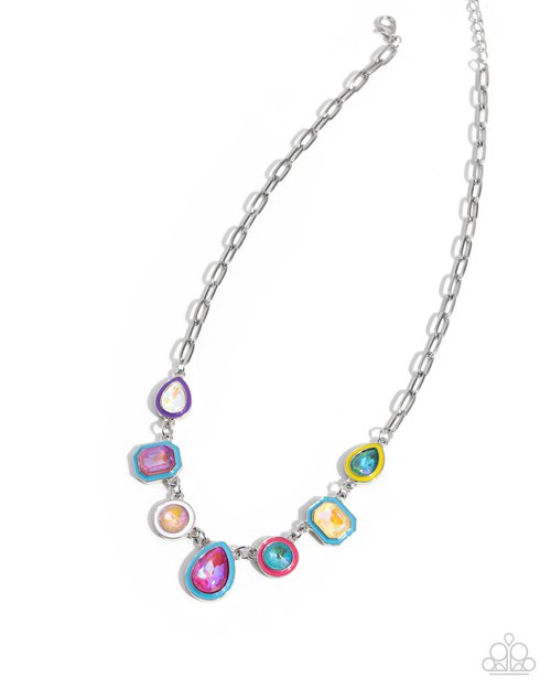 Classy Character - Blue - Paparazzi Necklace Image