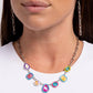 Classy Character - Blue - Paparazzi Necklace Image