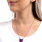 Earthy Eternity - Purple - Paparazzi Necklace Image