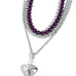Easy Elevation - Purple - Paparazzi Necklace Image