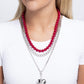 Easy Elevation - Red - Paparazzi Necklace Image