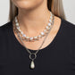 Admirable Affection - White - Paparazzi Necklace Image