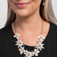 Springtime Song - White - Paparazzi Necklace Image