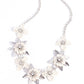 Springtime Song - White - Paparazzi Necklace Image