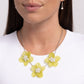 Petaled Promotion - Green - Paparazzi Necklace Image