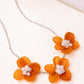 Petaled Promotion - Orange - Paparazzi Necklace Image