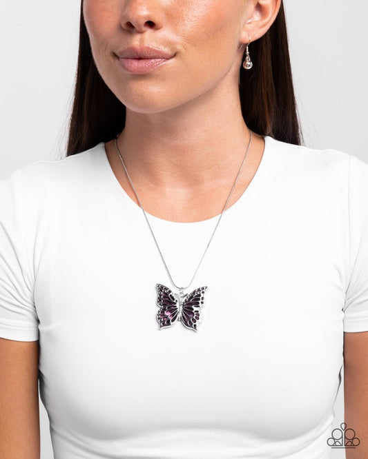 Magical Metamorphosis - Purple - Paparazzi Necklace Image