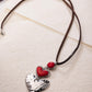 Romantic Refuel - Red - Paparazzi Necklace Image