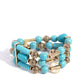 Coachella Confidence - Blue - Paparazzi Bracelet Image