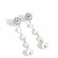 Paparazzi Earring ~ Modish Motif - White