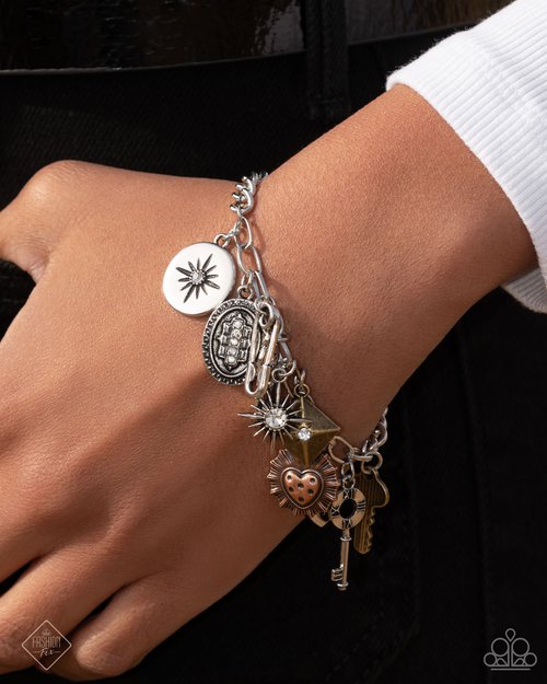 Fact Finding - White - Paparazzi Bracelet Image