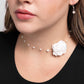 Life is the Bubbles - White - Paparazzi Necklace Image